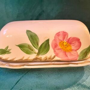 Franciscan DESERT ROSE Butter Dish without Finial -- Made in USA